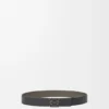 Reversible Anagram belt in supple grained calfskin