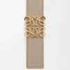 Reversible Anagram belt in supple grained calfskin Reversible Anagram belt in supple grained calfskin