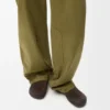 Rio-Loafers i semsket skinn og raffia Rio-Loafers i semsket skinn og raffia