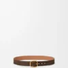 Rundt, mykt belte i nubuck