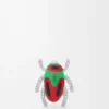Scarabeo-brosje i sterlingsølv og emalje Scarabeo-brosje i sterlingsølv og emalje