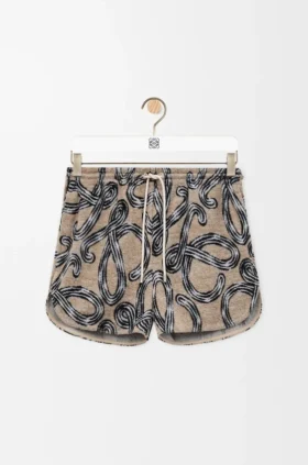 Shorts i bomullsfrottéblanding