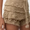 Shorts i heklet bomull Shorts i heklet bomull