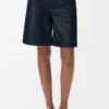Shorts i nappa-lammeskinn
