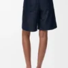 Shorts i nappa-lammeskinn