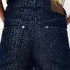 Shorts i nappa-lammeskinn