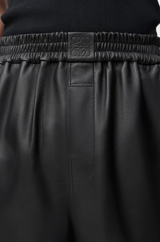 Shorts i nappa-lammeskinn Shorts i nappa-lammeskinn