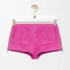 Shorts i semsket geiteskinn Shorts i semsket geiteskinn