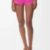 Shorts i semsket geiteskinn Shorts i semsket geiteskinn