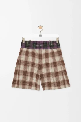 Shorts i ull og bomull