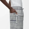 Shorts med snøring i denim Shorts med snøring i denim