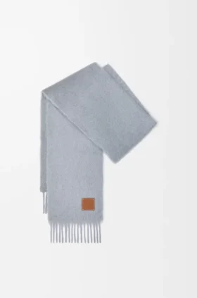 Skjerf i mohair og ull