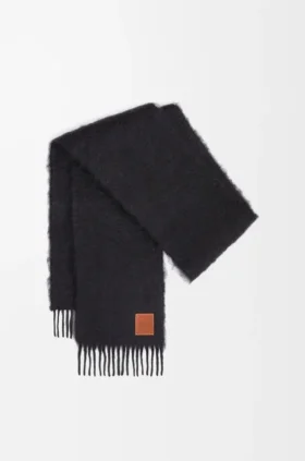 Skjerf i mohair og ull
