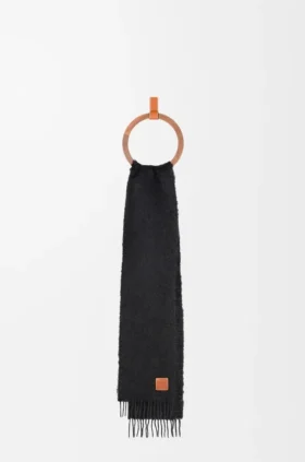 Skjerf i mohair og ull