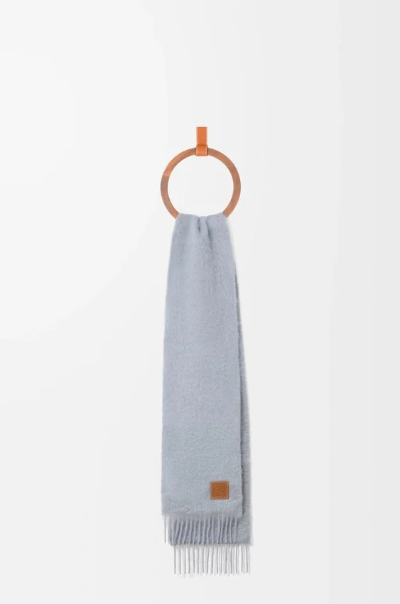 Skjerf i mohair og ull Skjerf i mohair og ull