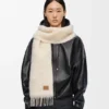 Skjerf i mohair- og ullblanding Skjerf i mohair- og ullblanding