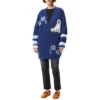 SS21 Stor flerfarget cardigan i marineblått S359330Xbr-5095