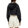 Ss23 kort hettegenser «Black» S359Y25X30-1720