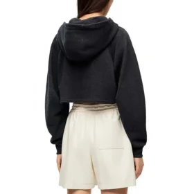 Ss23 kort hettegenser «Black» S359Y25X30-1720