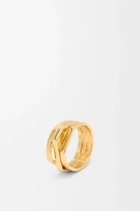 Stablet ring i sterlingsølv