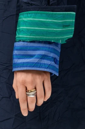 Stirrup-ring i sterlingsølv