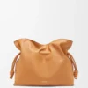 Stor Flamenco-clutch i nappa-kalveskinn