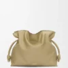 Stor Flamenco-clutch i nappa-kalveskinn
