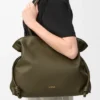 Stor Flamenco-clutch i nappa-kalveskinn