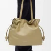 Stor Flamenco-clutch i nappa-kalveskinn