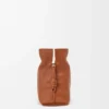 Stor Flamenco-clutch i nappa-kalveskinn