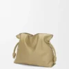 Stor Flamenco-clutch i nappa-kalveskinn