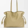 Stor Flamenco-clutch i nappa-kalveskinn