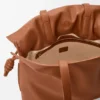 Stor Flamenco-clutch i nappa-kalveskinn