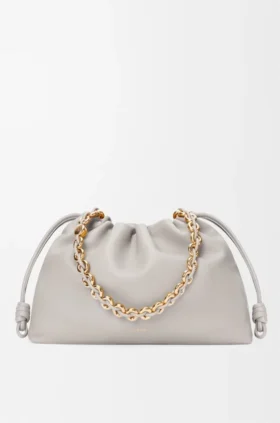 Stor Flamenco Purse i mykt nappa-lammeskinn
