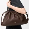 Stor Flamenco Purse i mykt nappa-lammeskinn