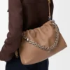 Stor Flamenco Purse i mykt nappa-lammeskinn