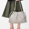 Stor Flamenco Purse i mykt nappa-lammeskinn