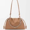 Stor Flamenco Purse i mykt nappa-lammeskinn