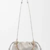 Stor Flamenco Purse i mykt nappa-lammeskinn