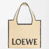 Stor loewe Font Tote i raffia Stor loewe Font Tote i raffia