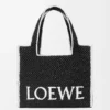 Stor loewe Font Tote i raffia Stor loewe Font Tote i raffia