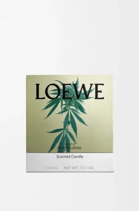 Stort duftlys med Scent of Marihuana Stort duftlys med Scent of Marihuana