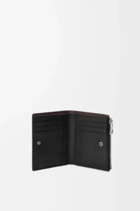 Switch Slim Compact lommebok i mykt, kornet kalveskinn og semsket skinn