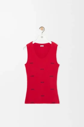 Tanktop i elastisk bomull