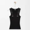 Tanktop i elastisk bomull Tanktop i elastisk bomull