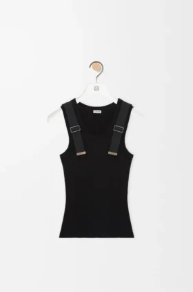 Tanktop i elastisk bomull
