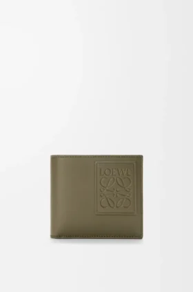 To-sidig myntlommebok i satengkalveskinn