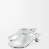 Toy-mule i laminert lammeskinn Toy-mule i laminert lammeskinn