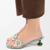 Toy-sandaler med krystallblomster i PVC Toy-sandaler med krystallblomster i PVC
