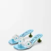 Toy-sandaler med krystallblomster i PVC Toy-sandaler med krystallblomster i PVC
